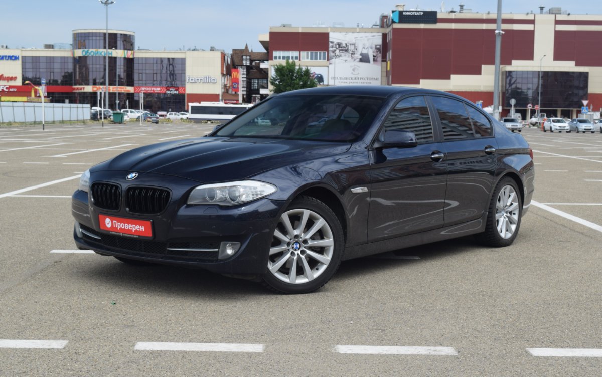 BMW 5er VI (F10/F11/F07) 2012 б у Синий 1170000
