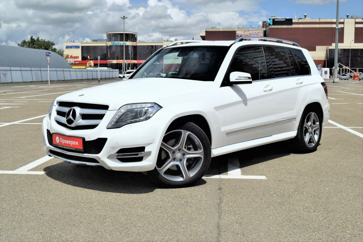 Mercedes-Benz GLK-Класс I (X204) 2013 б у Белый 1395000