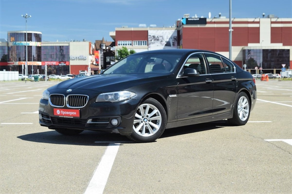BMW 5er VI (F10/F11/F07) Рестайлинг 2015 б у Чёрный 1550000