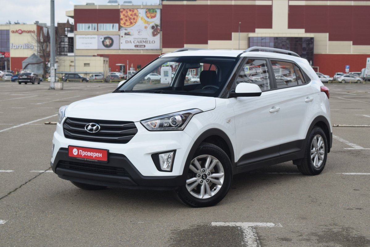 Hyundai Creta I 2017 б у Белый 1585000