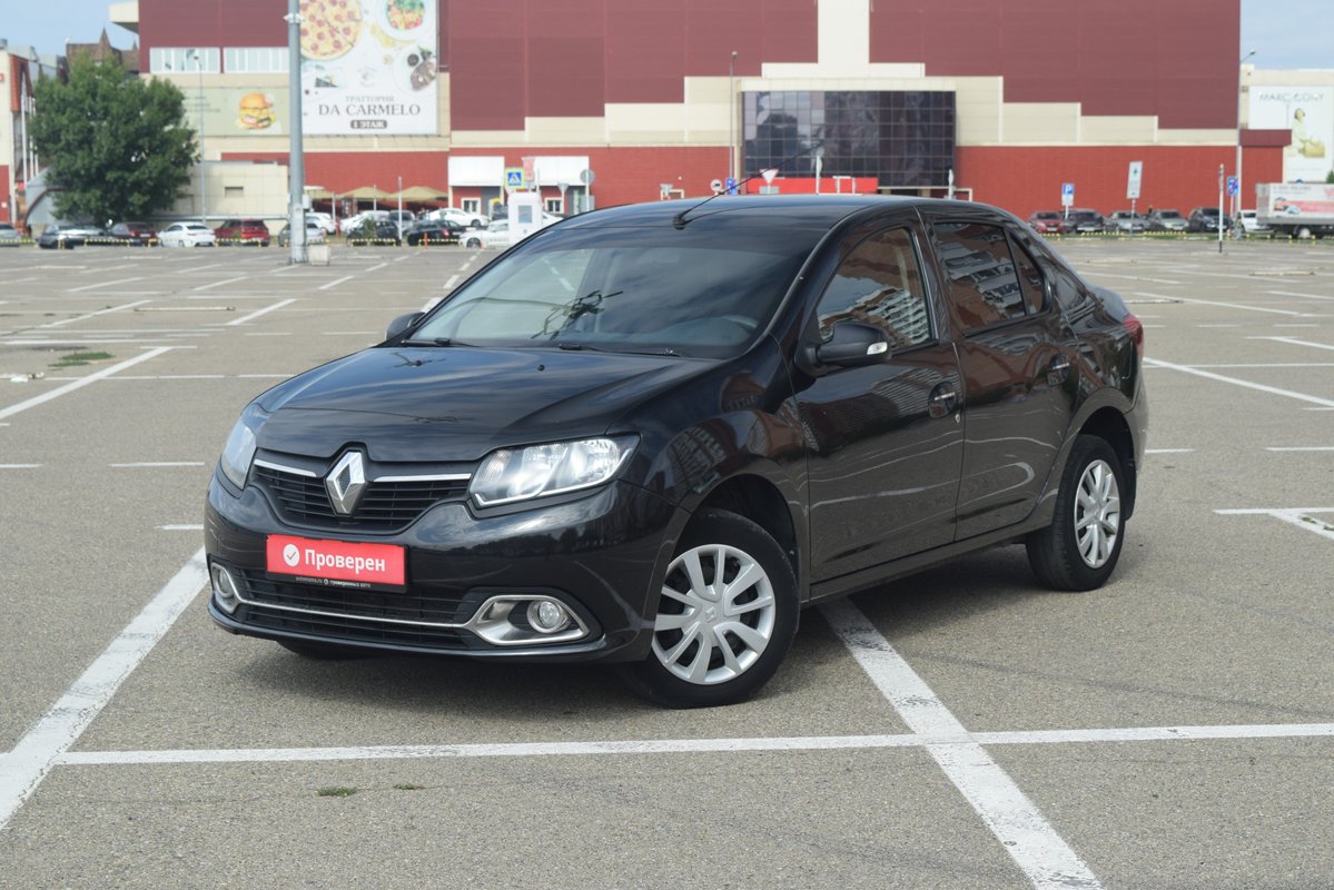 Renault Logan II 2016 б у Чёрный 645000