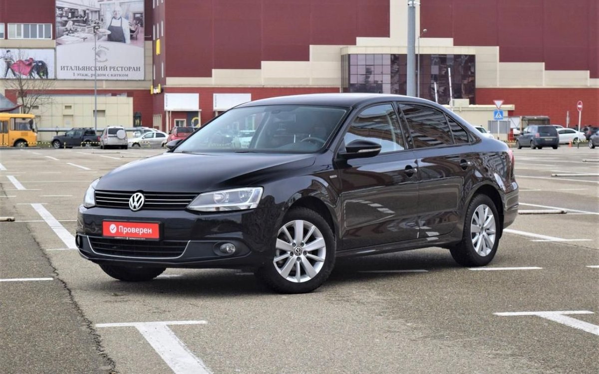 Volkswagen Jetta VI 2012 б у Чёрный 504000