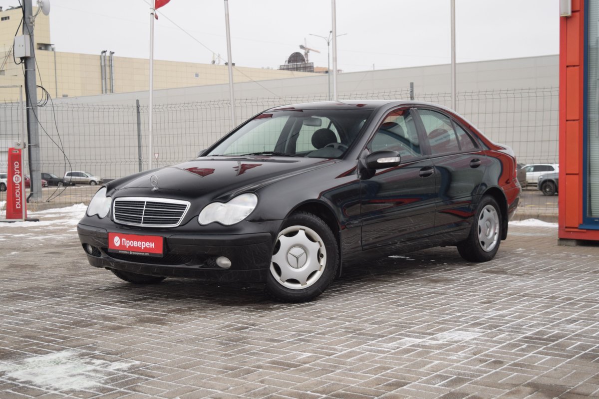 Mercedes-Benz C-Класс II (W203) 2003 б у Чёрный 660000