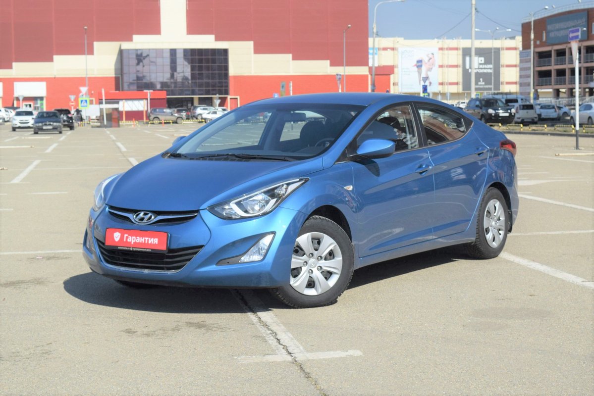 Hyundai Elantra VI (AD) 2015 б у Синий 845000