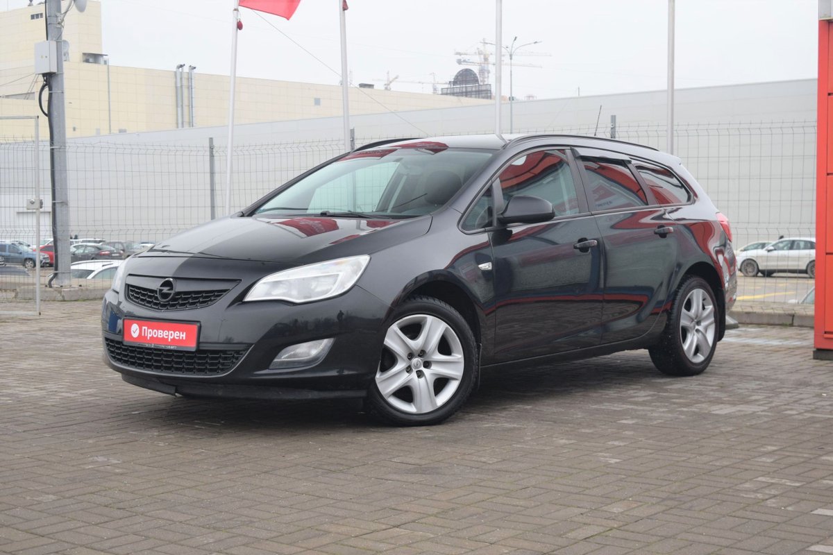 Opel Astra J 2012 б у Чёрный 665000