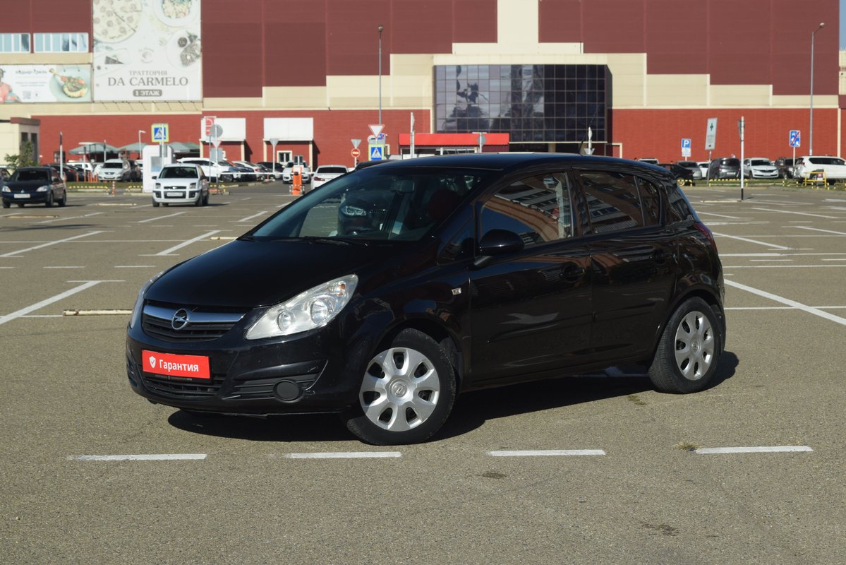 Opel Corsa D  2007 б у Чёрный 570000