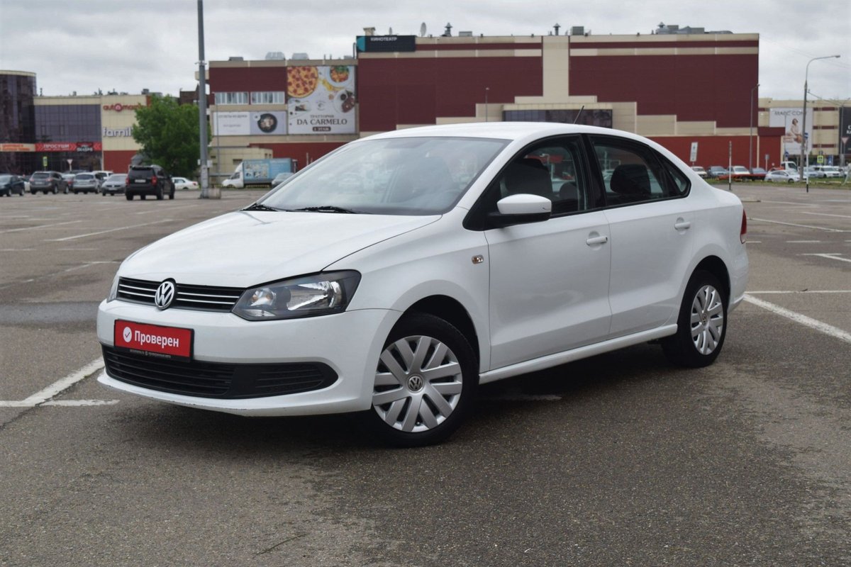 Volkswagen Polo V 2014 б у Белый 705000