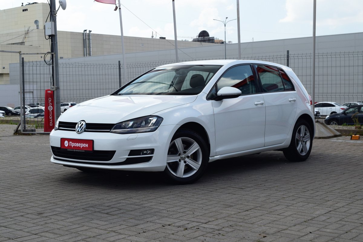 Volkswagen Golf VII 2013 б у Белый 1390000