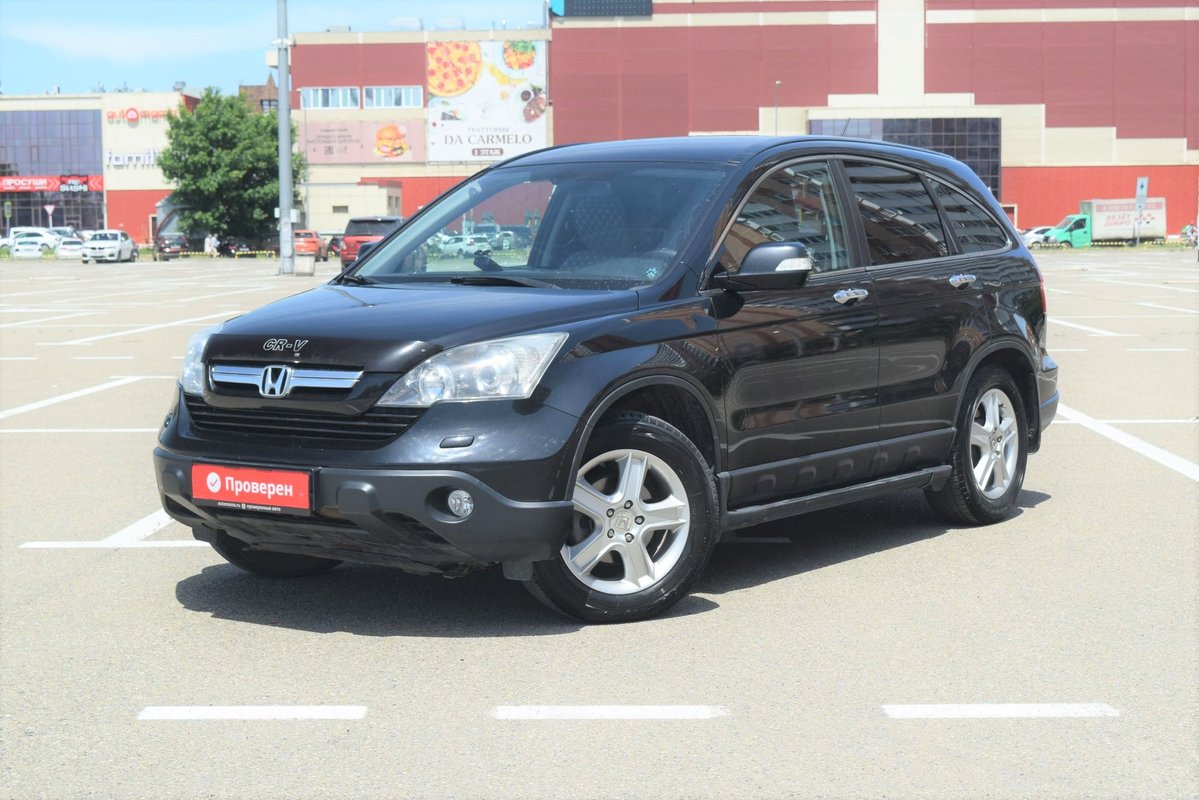 Honda CR-V III 2008 б у Чёрный 945000