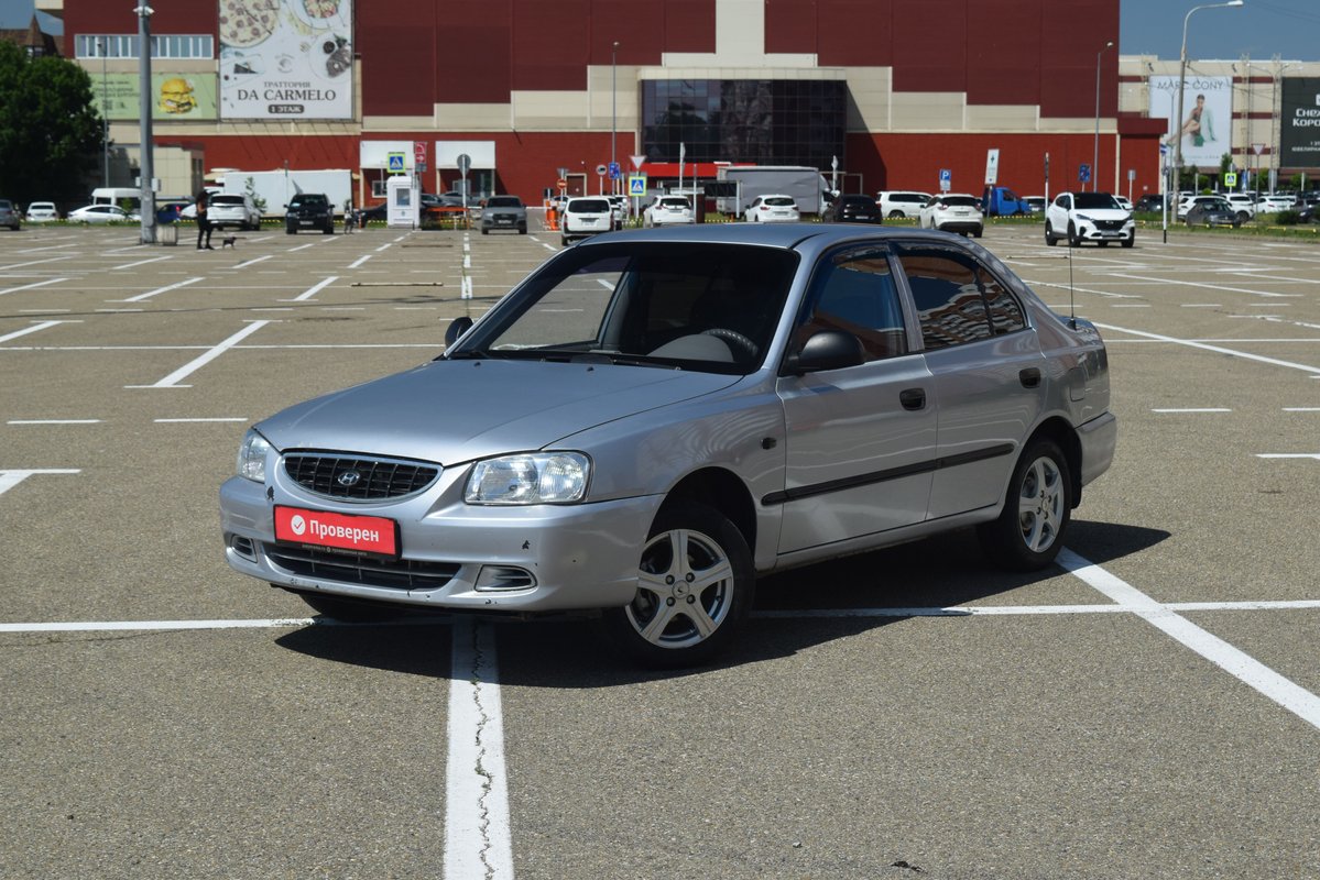 Hyundai Accent II 2007 б у Серебряный 375000