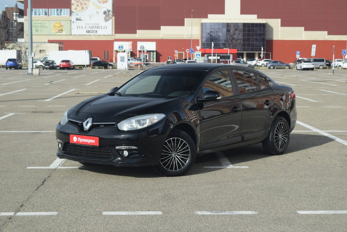 Renault Fluence I Рестайлинг 2013 б у Чёрный 745000