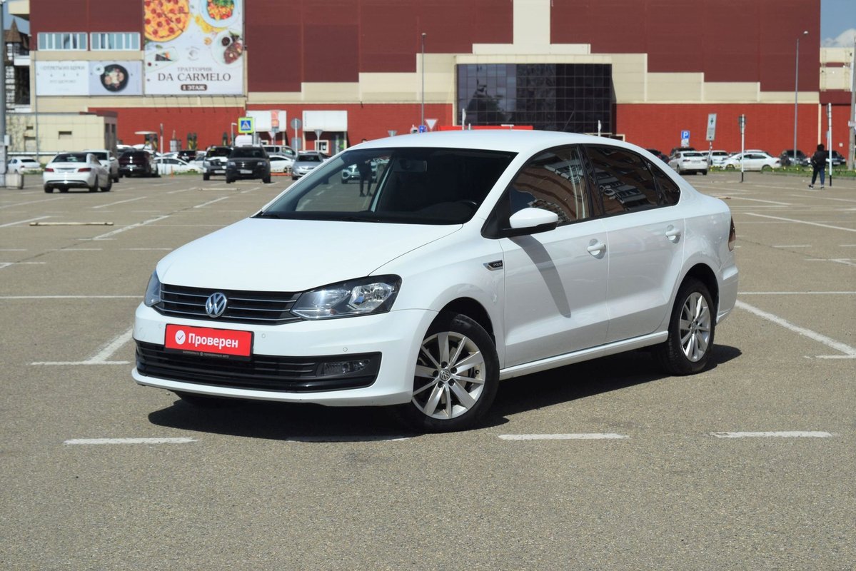 Volkswagen Polo V Рестайлинг  2019 б у Белый 1260000