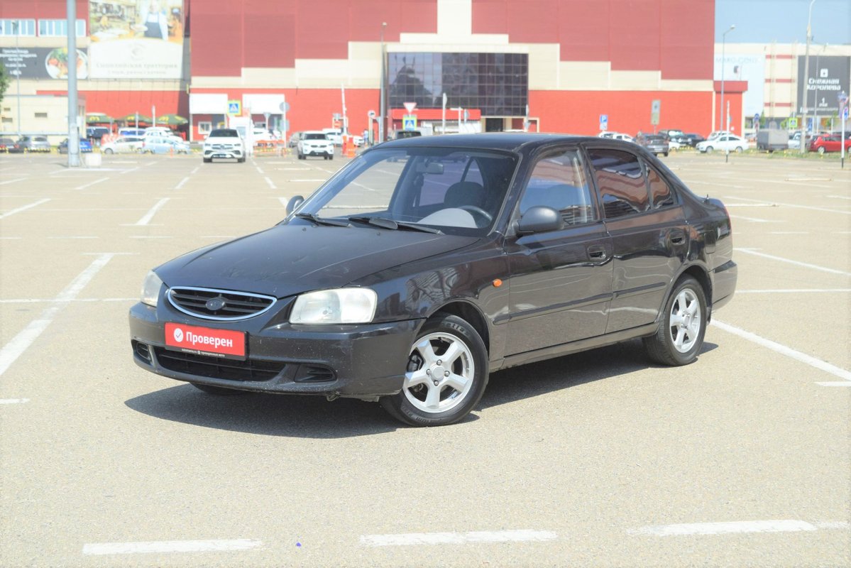 Hyundai Accent II 2008 б у Чёрный 315000