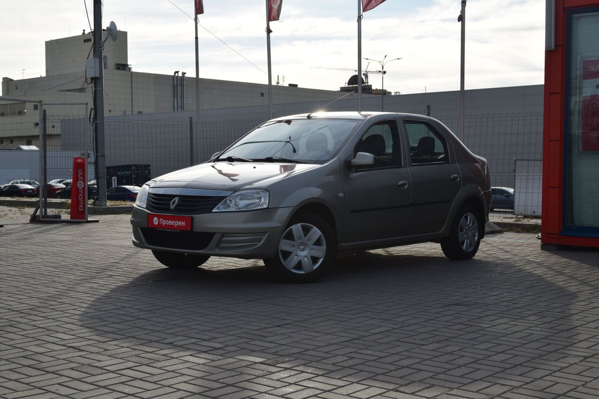 Renault Logan I Рестайлинг 2014 б у Бежевый 445000