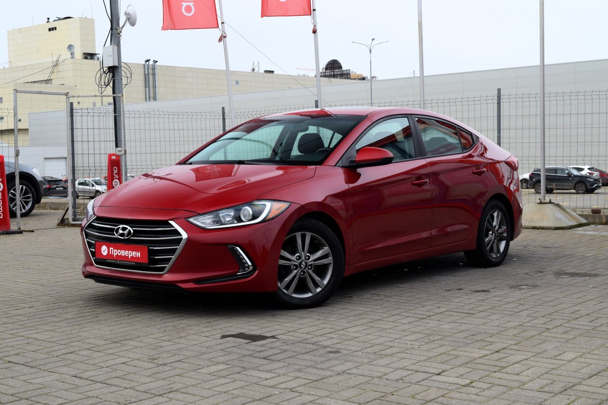 Hyundai Elantra VI (AD) 2017 б у Красный 1785000